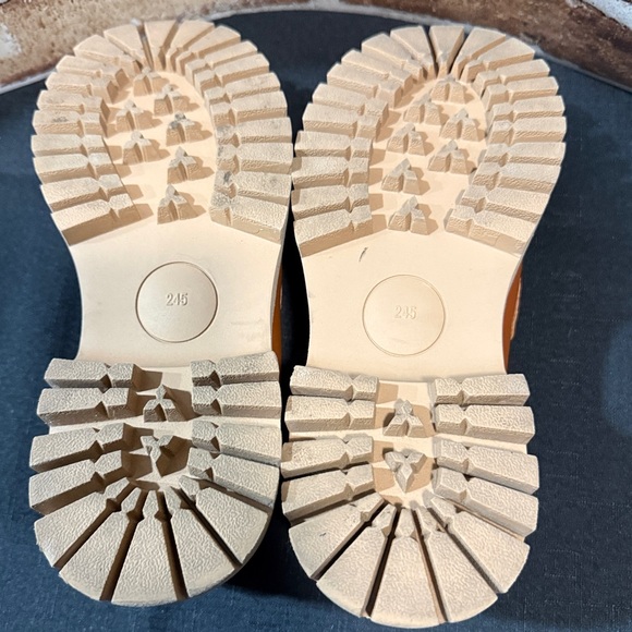 Chunky Tan Loafers - Picture 4 of 5